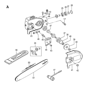 Page 3 Diagram and Parts List for CG-PS  Hitachi Saw