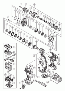Part Location Diagram of 336471 Hitachi Case Assembly (Stackable 2)