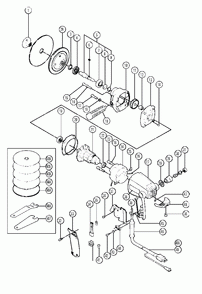 Page 1 Diagram and Parts List for S15  Hitachi Sander Polisher
