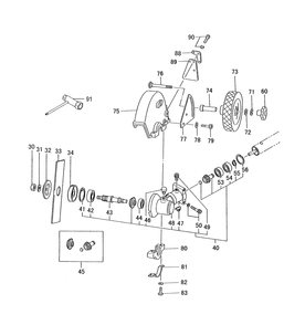 Page 2 Diagram and Parts List for CG-PE  Hitachi Trimmer