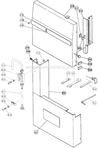 Part Location Diagram of 948583 Metabo MITER GAUGE