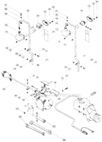 Page A Diagram and Parts List for B-600A  Hitachi Band Saw