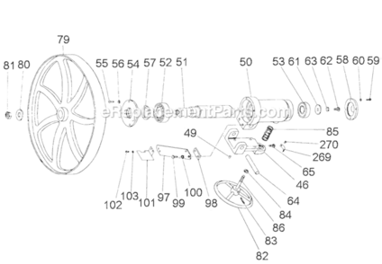 Part Location Diagram of 949453Z Hitachi Spring Lock Washer