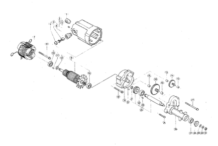 Page 1 Diagram and Parts List for P12RRA  Hitachi Planer Jointer