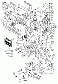 Page 1 Diagram and Parts List for PR38E  Hitachi Hammer Drill