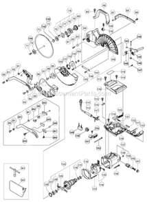 Part Location Diagram of 323-983 Hitachi Nternal Wire (D)