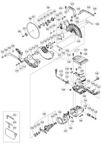 Part Location Diagram of 322942 Metabo HPT Cover Plate (b)
