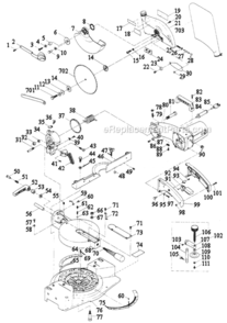 Part Location Diagram of 311-110 Hitachi Chip Deflector