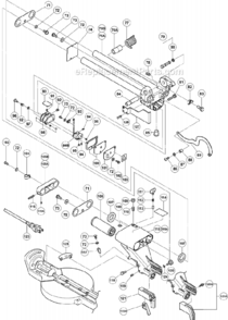 Part Location Diagram of 320206 Metabo HPT CAUTION LABEL (A)
