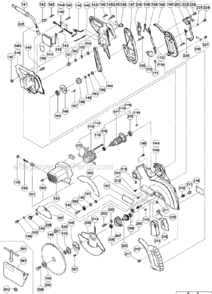 Part Location Diagram of 322-200 Hitachi Controller 220V-240V