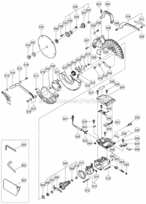 Part Location Diagram of 323634 Metabo HPT Switch (a) (1 P Type)
