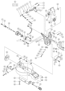 Part Location Diagram of 325019 Metabo HPT NYLOCK HEX. SOCKET HD. BOLT M8