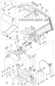 Part Location Diagram of 307-739 Hitachi Return Spring