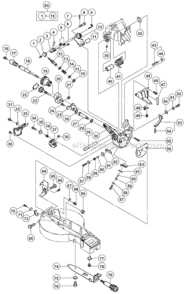 Part Location Diagram of 323600 Metabo HPT HINGE COVER