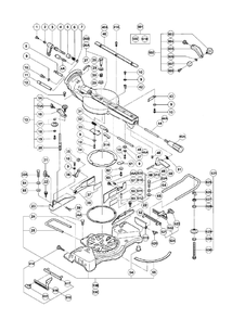 Page 3 Diagram and Parts List for C10FSBP4  Hitachi Saw