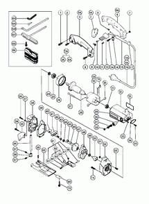 Page 1 Diagram and Parts List for CJ60V  Hitachi Saw