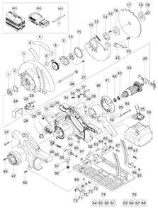 Part Location Diagram of 311435 Metabo HPT DUST SEAL (A)