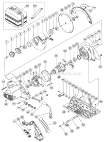 Part Location Diagram of 951039 Metabo HPT Machine Screw (wisp. Washer) M