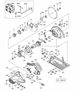 Part Location Diagram of 333555 Metabo HPT Washer B