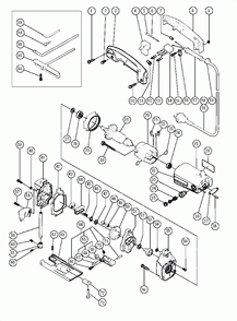 Page 1 Diagram and Parts List for CJ60  Hitachi Saw