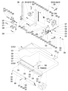 Page E Diagram and Parts List for CB100FA  Hitachi Band Saw