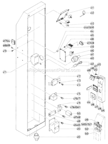 Page G Diagram and Parts List for CB100FA  Hitachi Band Saw