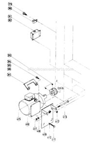 Page C Diagram and Parts List for CB100F  Hitachi Band Saw
