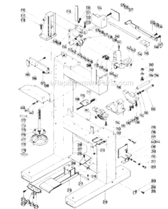 Page E Diagram and Parts List for CB100F  Hitachi Band Saw