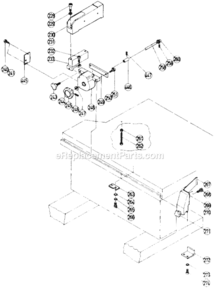 Page F Diagram and Parts List for CB100F  Hitachi Band Saw