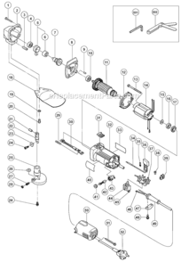 Part Location Diagram of 957580 Metabo HPT TAPPING SCREW D5X30