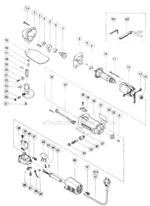 Part Location Diagram of 937-848 Hitachi Brush Holder