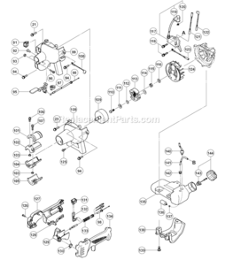 Part Location Diagram of 6696540 Tanaka Fan Case Comp