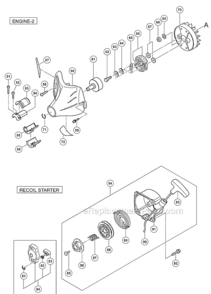 Part Location Diagram of 6684665 Metabo HPT Anti-Vibe Rubber B