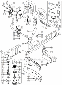 Part Location Diagram of 6698638 Metabo HPT HANDLE (LEFT)