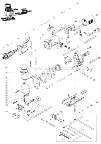 Part Location Diagram of 963398 Metabo HPT Socket Head Bolt M4X20