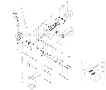 Part Location Diagram of 991666 Metabo Terminal Support