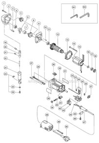Page A Diagram and Parts List for CN16SA  Hitachi Nibbler & Shears