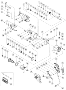 Part Location Diagram of 318-499 Hitachi Switch Trigger