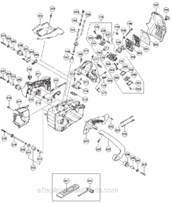 Part Location Diagram of 6685206 Tanaka Choke Lever