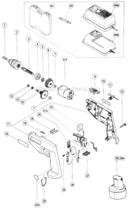 Part Location Diagram of 998-362 Hitachi Machine Screw (W/Spring Washer) M3 5X8