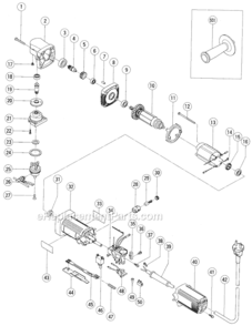 Part Location Diagram of 999021 Metabo HPT Carbon Brush Set