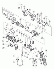 Part Location Diagram of 323567 Metabo HPT INTERNAL WIRE (BROWN)