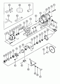Page 1 Diagram and Parts List for CM4SA2  Hitachi Grinder