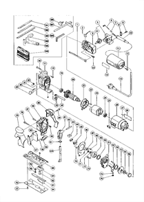 Page 1 Diagram and Parts List for CJ110VA  Hitachi Saw