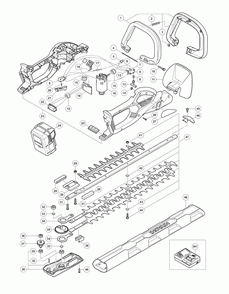 Part Location Diagram of 6698766 Metabo NYLON NUT M6