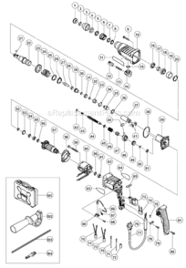 Page A Diagram and Parts List for DH24PB2  Hitachi Demolition Hammer