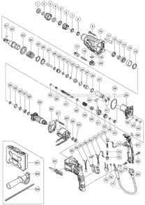 Part Location Diagram of 301679 Metabo HPT WASHER (A)