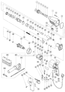 Page A Diagram and Parts List for DH24PB  Hitachi Demolition Hammer