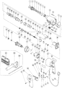 Page A Diagram and Parts List for DH24PC  Hitachi Demolition Hammer