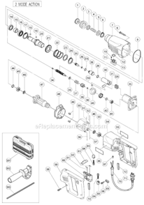 Page A Diagram and Parts List for DH24PE S Hitachi Demolition Hammer